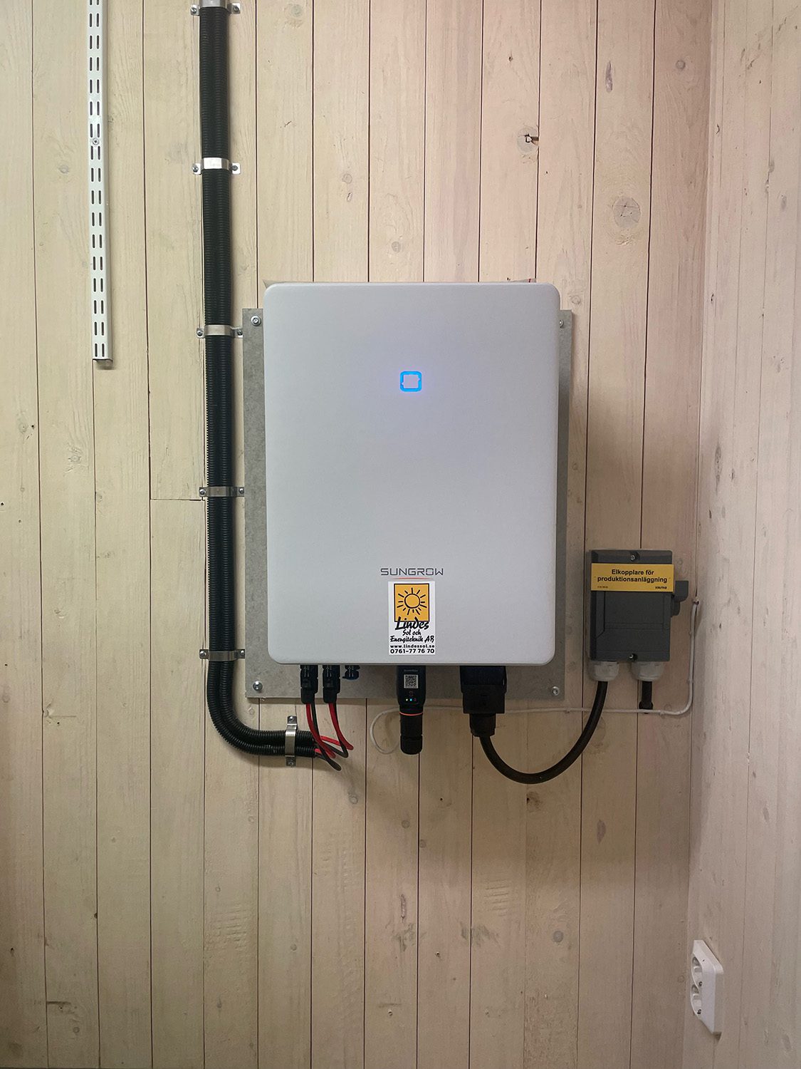 39st paneler 425W IBC
12KW växelriktare Sungrow